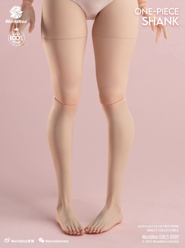 【史派克工廠】結單 預購23年Q4 Worldbox 1/6 女素體 肥腿一體腳 AT204AB 共2款 0908 Worldbox 1/6 女素體 肥腿一體腳 AT204AB 共2款