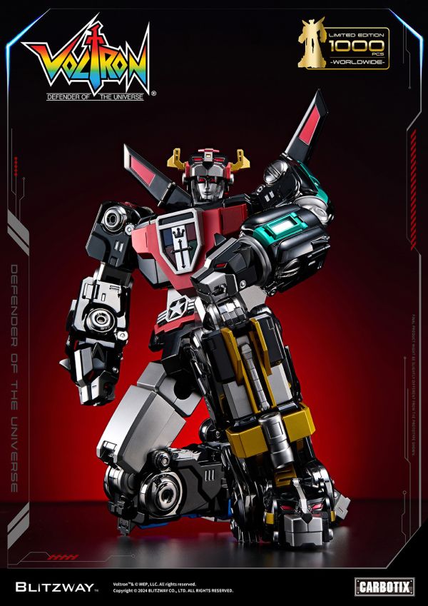 【史派克工廠】結單 預購免運Q2 Blitzway CARBOTIX 黑色 限量版 百獸王Voltron 聖戰士 訂 0226 Blitzway CARBOTIX 系列 黑色 限量版 百獸王Voltron 聖戰士