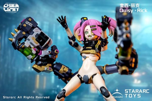 【史派克工廠】結單免運25年2月 STARARC TOYS 星弧玩具 1/12 賽博終極 奎西 麗克 可動成品 0109 STARARC TOYS 星弧玩具 1/12 賽博終極 奎西 麗克 可動成品