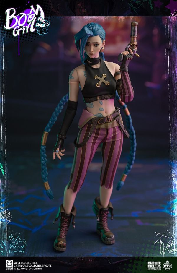 【史派克工廠】結單 預購免運Q1 Onetoys 1/6 英雄聯盟 奧術 吉茵珂絲 OT020普通 &OT021豪華 1013 Onetoys 1/6 英雄聯盟 奧術 吉茵珂絲 OT020普通 &OT021豪華