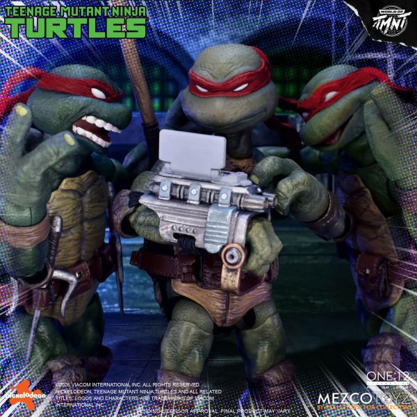 【史派克工廠】預購免運Q4 Mezco toys one:12 忍者龜 MEZ75506 可動 4入套組 訂 0617 Mezco toys one:12 忍者龜 MEZ75506 可動 4入套組 訂