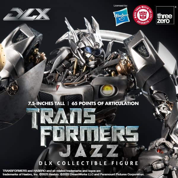 【史派克工廠】預購免運26年Q1 Threezero DLX 變形金剛 爵士 19cm 1021 Threezero DLX 變形金剛 爵士 19cm