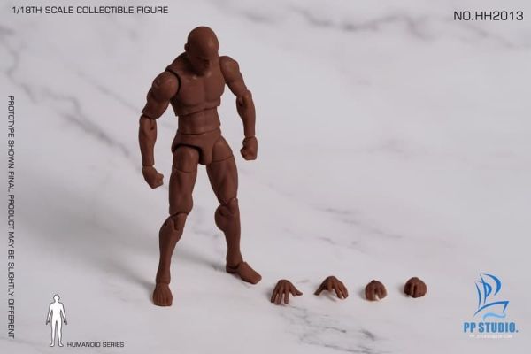 【史派克工廠】預購26年Q1 PP STUDIO 1/18 男黑膚色素體 高肩 矮肩 0120 PP STUDIO 1/18 男黑膚色素體 高肩 矮肩