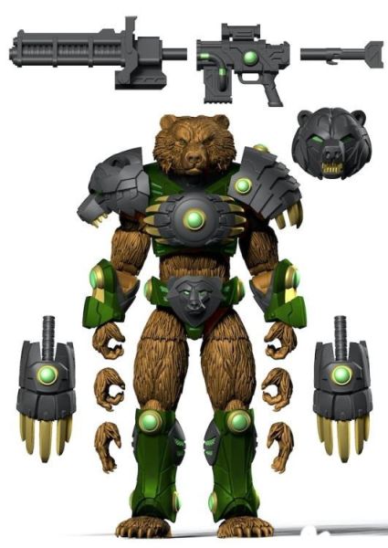 【史派克工廠】結單免運24年Q4 戰鬥生物 第一波 1/12 熊人 高可動系列 1024 戰鬥生物 第一波 1/12 熊人 高可動系列