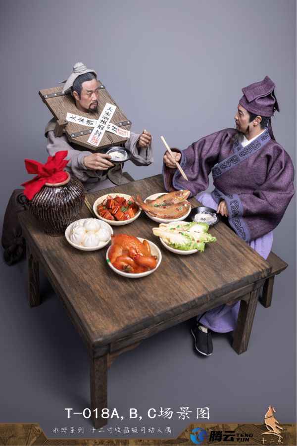 【史派克工廠】結單免運25年Q2 十二點 1/6 智多星吳用 T-018A軍師吳用 T-018B囚服 酒席 0304 十二點 1/6 智多星吳用 T-018A軍師吳用 T-018B囚服 酒席