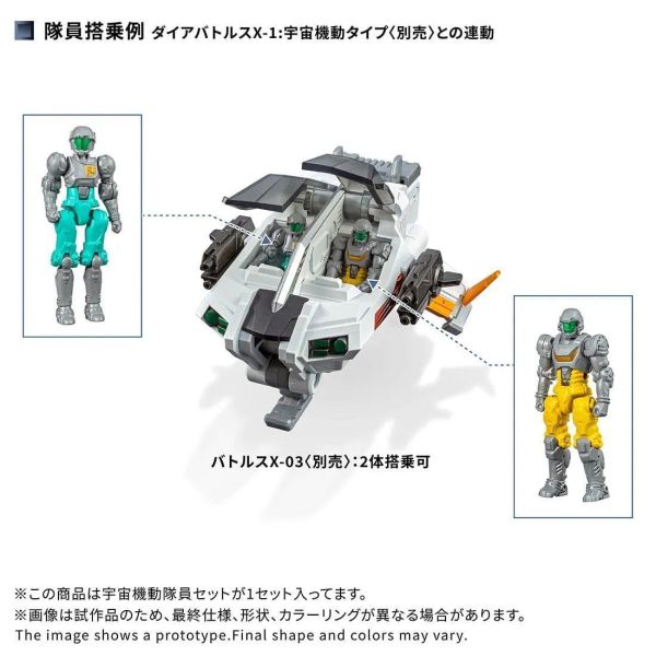 【史派克工廠】預購免運26年11月 TT限定 戴亞克隆 DA-125 宇宙機動型 Dia-Nauts 套組 0526 TT限定 戴亞克隆 DA-125 宇宙機動型 Dia-Nauts 套組
