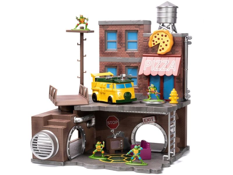 【史派克工廠】結單 預購免運23年9月 NANO 場景組 忍者龜 下水道 0911 NANO 場景組 忍者龜 下水道