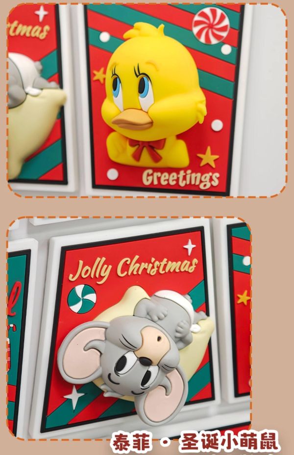 【史派克工廠】預購免運26年8月 ENESCO 湯姆貓與傑利鼠 磁鐵盲盒 聖誕系列 中盒8入 0408 ENESCO 湯姆貓與傑利鼠 磁鐵盲盒 聖誕系列 中盒8入