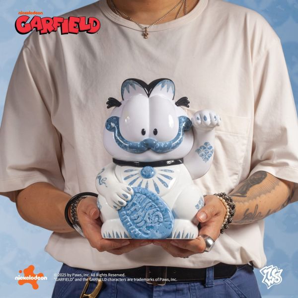 【史派克工廠】結單25年8月 ZCWO 青花瓷招財加菲貓 0806 ZCWO 青花瓷招財加菲貓
