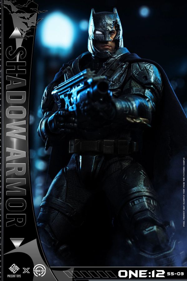 【史派克工廠】結單 預購免運Q3 PRESENT TOYS 1/12 暗影裝甲 戰損版 SS-03 蝙蝠俠 0227 PRESENT TOYS 1/12 暗影裝甲 戰損版 SS-03 蝙蝠俠