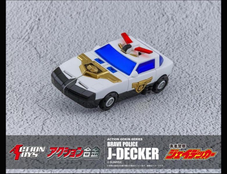 【史派克工廠 】結單免運25年10月 Action Toys 勇者警察 J-DECKER傑德卡 可動合金完成品 0212 Action Toys 勇者警察 可動合金完成品