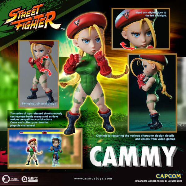 【史派克工廠】結單25年Q3 Asmus Toys 快打旋風 倩咪 Q版 QBXL005 0207 Asmus Toys 快打旋風 倩咪 Q版 QBXL005