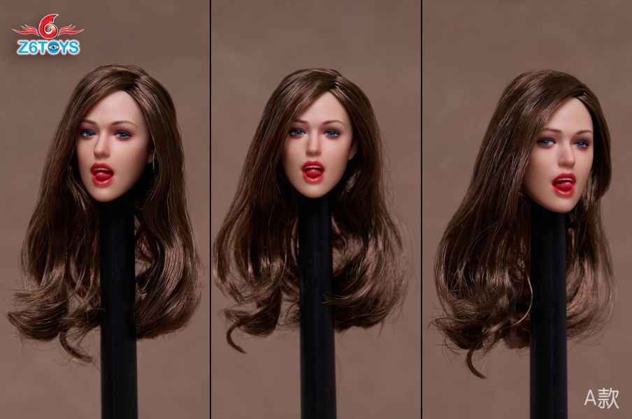 【史派克工廠】結單預購免運24年10月 Z6TOYS 1/6 性感表情 可動眼女頭雕ZC009 ABCDEF共6款 0911 Z6TOYS 1/6 性感表情 可動眼女頭雕ZC009 ABCDEF共6款