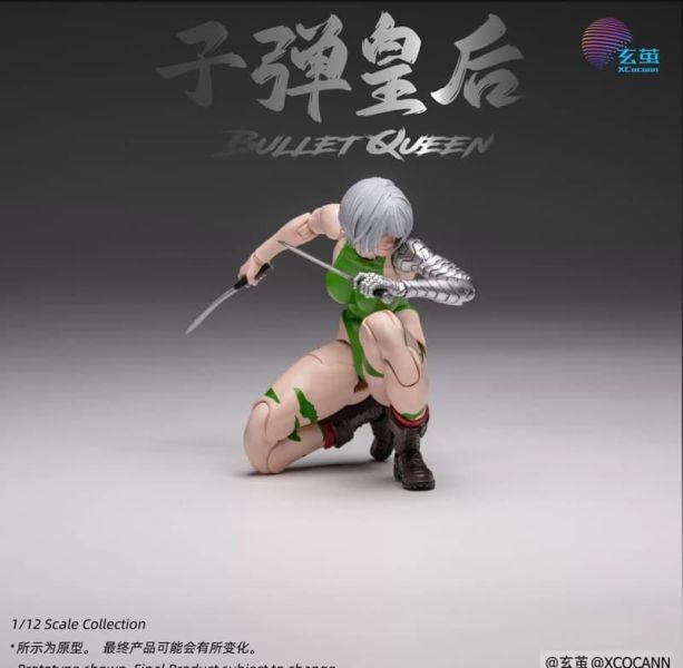 【史派克工廠】預購免運26年Q4 玄繭工作室 賽博鬥士俱樂部 子彈皇后 標準版 豪華版 1/12可動人偶 0527 玄繭工作室 賽博鬥士俱樂部 子彈皇后 標準版 豪華版 1/12可動人偶