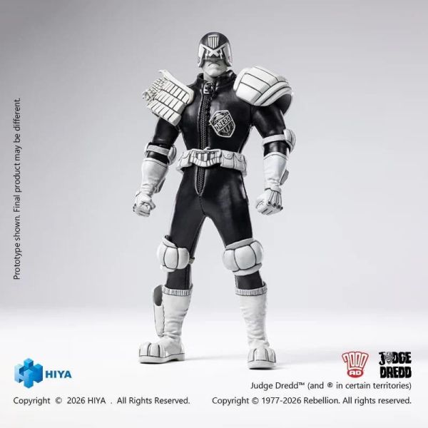 【史派克工廠】預購27年Q1 HIYA 海雅 E.S.S. 超時空戰警 判官爵德 黑白版 可動人偶 1/12 0819 HIYA 海雅 E.S.S. 超時空戰警 判官爵德 黑白版 可動人偶 1/12