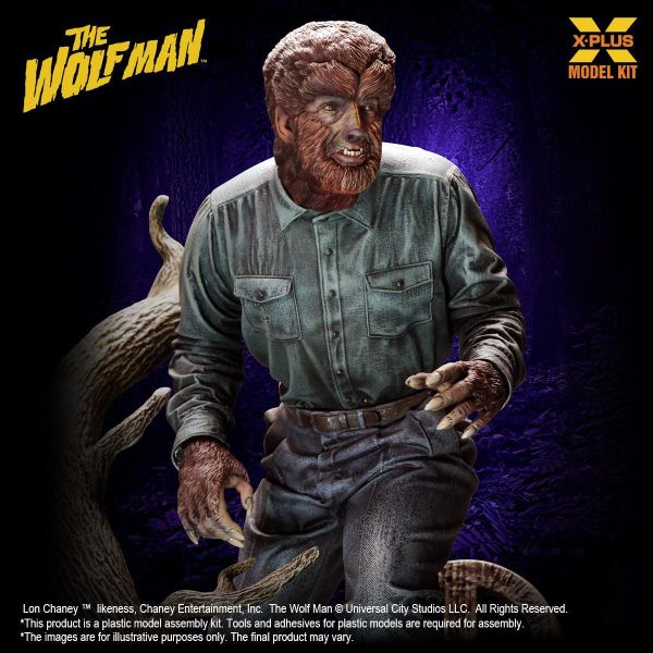 【史派克工廠】結單 免運11月 X-PLUS 狼人The Wolf Man 小朗 錢尼 狼人 1/8 組裝 再版 0923 X-PLUS 狼人The Wolf Man 小朗 錢尼 狼人 1/8 塑膠組裝