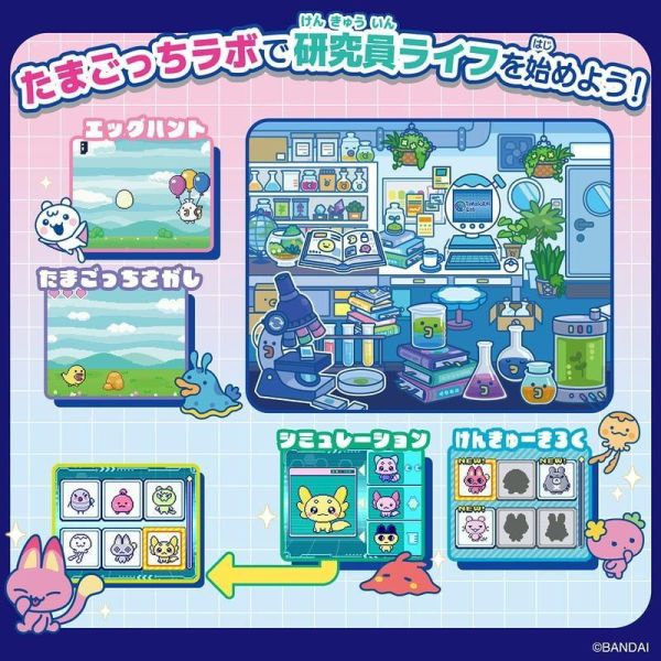 【史派克工廠】結單 免運26年12月 代理版 萬代 BANDAI 塔麻可吉 巨型樂園 塔麻歌子 My Lab 0918 代理版 萬代 BANDAI 塔麻可吉 巨型樂園 塔麻歌子 My Lab