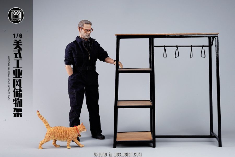 【史派克工廠】結單25年Q1 MMMTOYS 1/6 美式工業風儲存架 M2420 1220 MMMTOYS 1/6 美式工業風儲存架 M2420