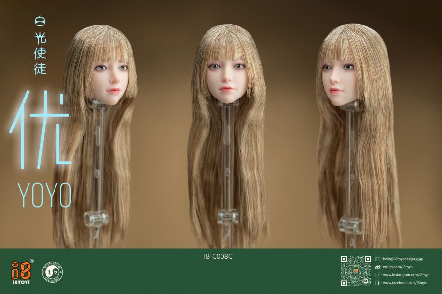 【史派克工廠】結單免運24年Q4 I8TOYS 1/6 白光宗徒 優YOYO 頭雕服裝包 I8-C008ABC 1008 I8TOYS 1/6 白光宗徒 優YOYO 頭雕服裝包 I8-C008ABC