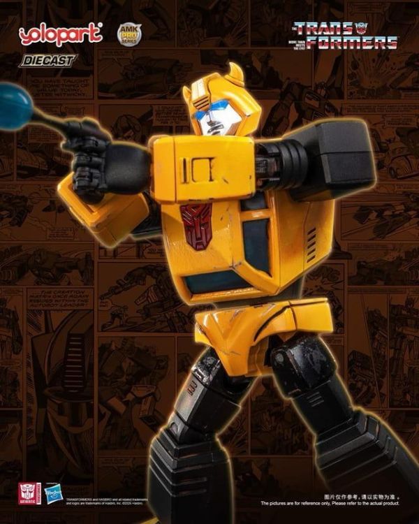 【史派克工廠】結單免運26年Q1 YOLOPARK AMK PRO系列 變形金剛G1 大黃蜂 預組裝合金可動 0323 YOLOPARK AMK PRO系列-變形金剛 G1 大黃蜂 預組裝可動模型