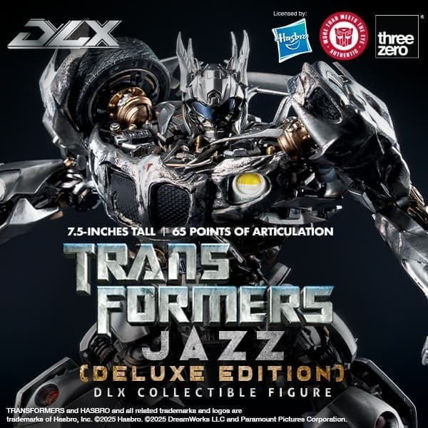 【史派克工廠】預購免運26年Q1 Threezero DLX 變形金剛 爵士 豪華版 1021 Threezero DLX 變形金剛 爵士 豪華版