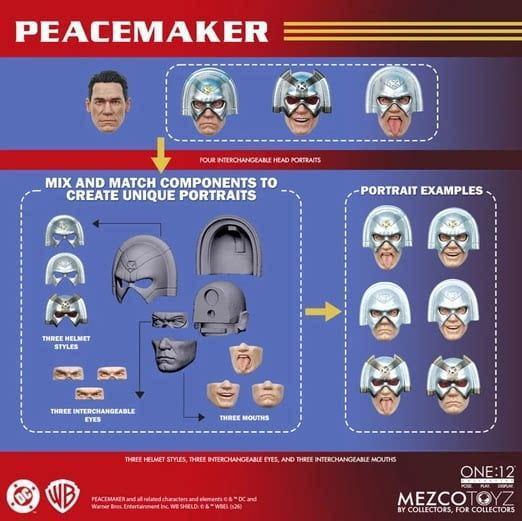 【史派克工廠】結單 免運27年Q2 Mezco One:12 和平使者 DC和平使者 1/12 可動 0917 Mezco One:12 和平使者 DC和平使者 1/12 可動