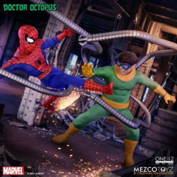 【史派克工廠】預購免運27年Q3 Mezco One12 漫威 八爪博士 章魚博士 1/12 可動人偶 1104 Mezco One12 漫威 八爪博士 章魚博士 1/12 可動人偶