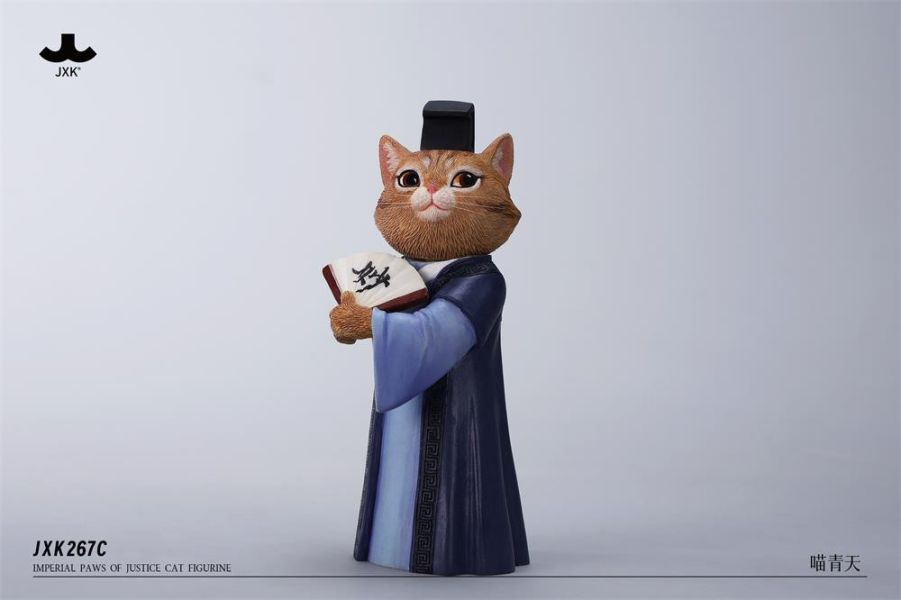 【史派克工廠】結單25年Q1 JXK 1/6 喵青天 貓 公仔 包青天 JXK267 共4款 0114 JXK 1/6 喵青天 貓 公仔 包青天 JXK267 共4款