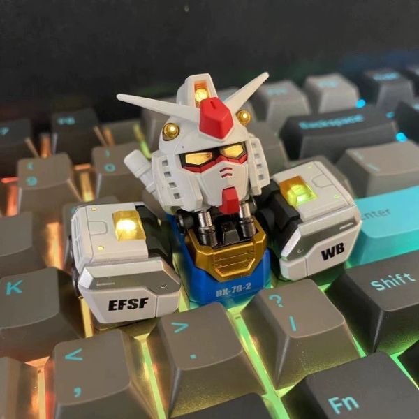 【史派克工廠】結單 預購24年5月 鋼彈 RX-78 機械鍵盤 替換按鍵 可正常按壓使用 0502 鋼彈 RX-78 機械鍵盤 替換按鍵 可正常按壓使用