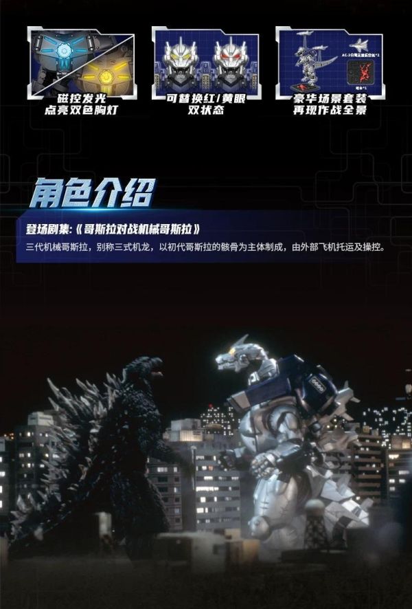 【史派克工廠】結單 免運26年9月 奇妙積木 K75260 熱愛版 機械哥吉拉 三式機龍 普通版 0901 奇妙積木 K75260 熱愛版 機械哥吉拉 三式機龍 普通版