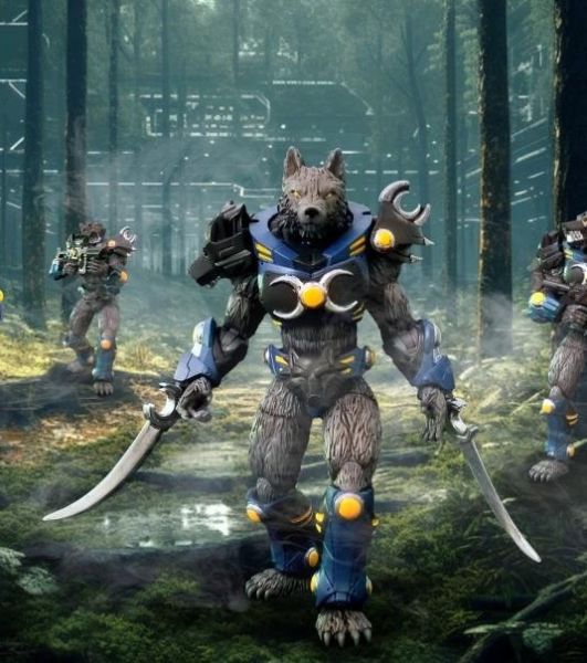 【史派克工廠】結單免運24年Q4 戰鬥生物 第一波 1/12 狼人 高可動系列 1024 戰鬥生物 第一波 1/12 狼人 高可動系列