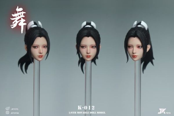 【史派克工廠】預購免運26年Q2 JKTOYS 1/6 格鬥美女頭雕 舞蹈 可動眼 K-012 1223 JKTOYS 1/6 格鬥美女頭雕 舞蹈 可動眼 K-012