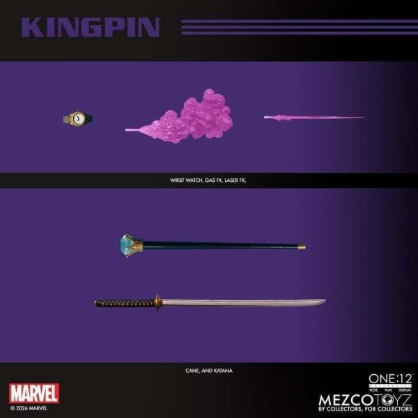 【史派克工廠】結單 免運9月 MEZCO One 12 Marvel 金霸王 Kingpin 1/12 可動 0907 MEZCO One 12 Marvel 金霸王 Kingpin 1/12 可動