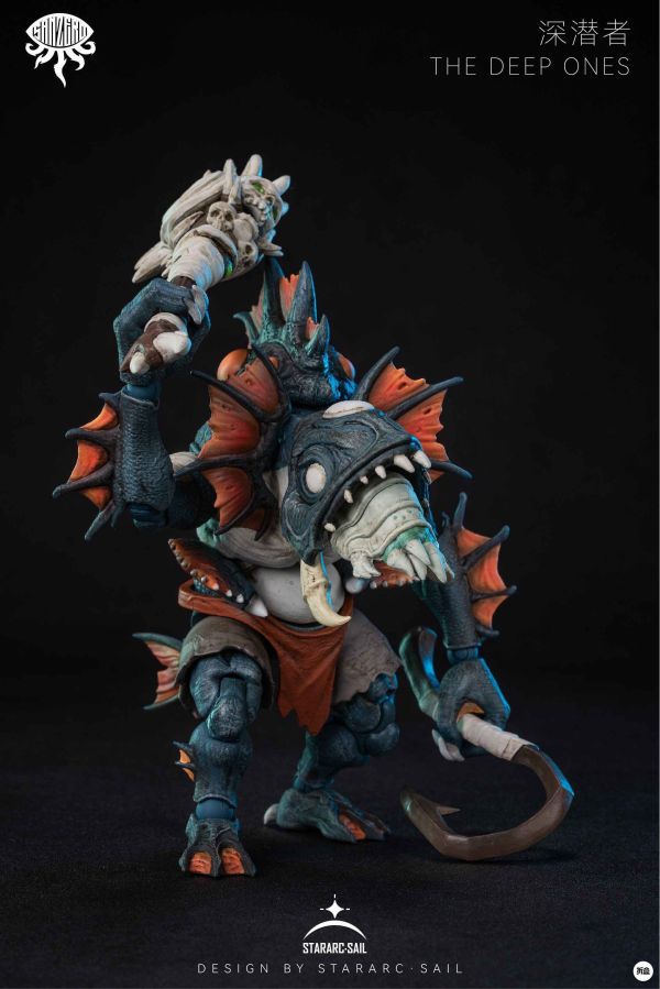 【史派克工廠】結單免運25年Q1 STARARC TOYS星弧玩具 理性歸零 克蘇魯 深潛者 可動完成品 紫色 橙色 0304 STARARC TOYS星弧玩具 理性歸零 克蘇魯 深潛者 可動完成品 紫色 橙色