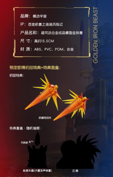 【史派克工廠】結單免運25年Q3 模動宇宙 百變機獸之洛洛歷險記 金鐵獸 組裝模型 0627 模動宇宙 百變機獸之洛洛歷險記 金鐵獸 組裝模型