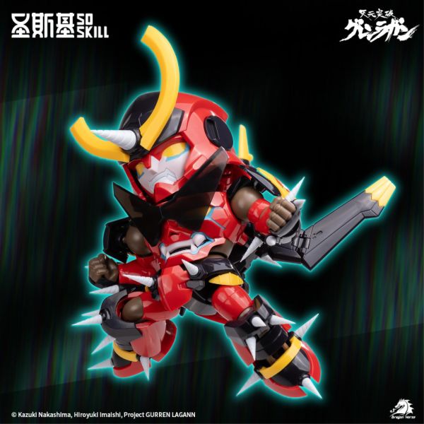 【史派克工廠】預購免運 26年12月 聖斯基 天元突破 紅蓮螺岩 Q版 組裝模型 1102 聖斯基 天元突破 紅蓮螺岩 Q版 組裝模型