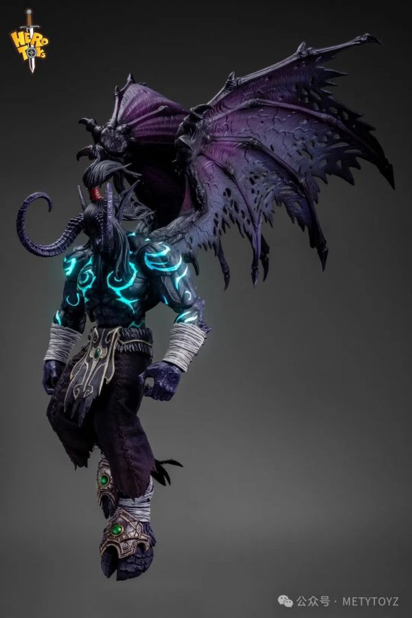 【史派克工廠】現貨 免運 Hero toys 限量版 魔獸爭霸 不死族 伊利丹 暗黑夜色 型態 X1104 Hero toys 惡魔獵人 伊利丹 限量版 黑暗 惡魔