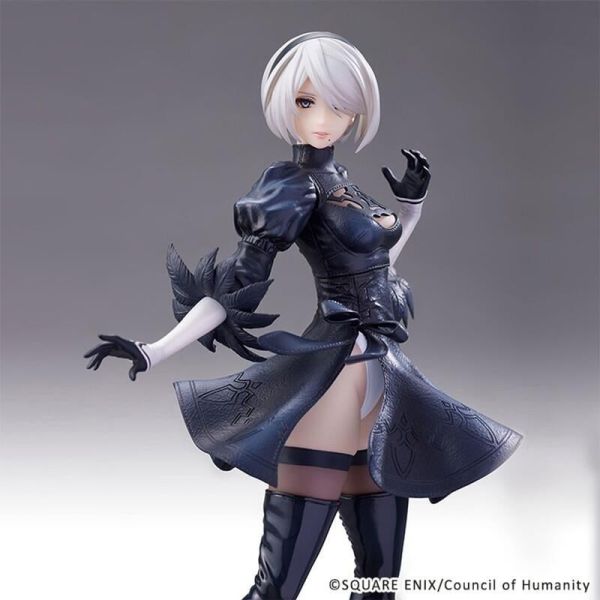 【史派克工廠】結單 預購12月 SQUARE ENIX Statuette 尼爾 自動人形 1a 2B 無眼罩版 0818 SQUARE ENIX Statuette 尼爾 自動人形 1a 2B 無眼罩版