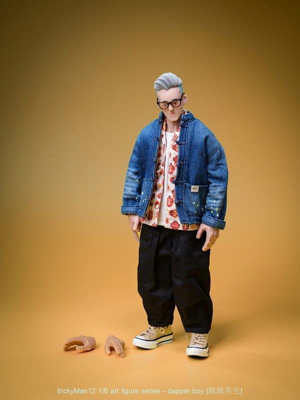 【史派克工廠】預購免運6月 trickyMan12 精緻男生 潑漆洗水唐牛 人偶套裝 FB-10146-d 0416 trickyMan12 精緻男生 潑漆洗水唐牛 人偶套裝 FB-10146-d