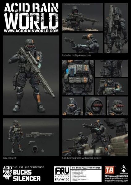 【史派克工廠】結單 預購4月 TOYS ALLIANCE 酸雨戰爭 Acid Rain FAV-A100 公鹿滅聲者 1009 TOYS ALLIANCE 酸雨戰爭 Acid Rain FAV-A100 公鹿滅聲者