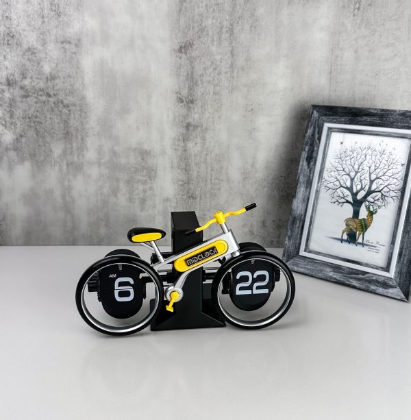 【史派克工廠】結單免運26年1月 MIDCLOCK 桌面自動翻頁時鐘 二代自行車 12小時制 6色 0130 MIDCLOCK 桌面自動翻頁時鐘 二代自行車 12小時制 6色