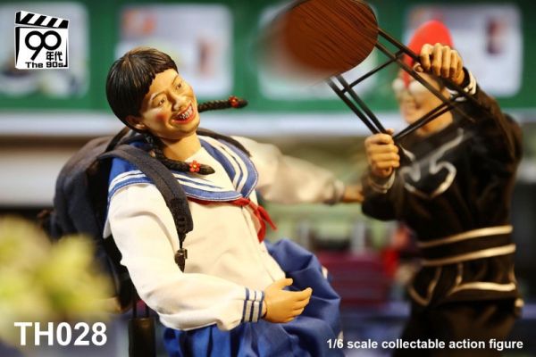 【史派克工廠】結單免運25年Q1 90’s 1/6 斯文學生妹 TH028 如花 食神 1115 90’s 1/6 斯文學生妹 TH028 如花 食神