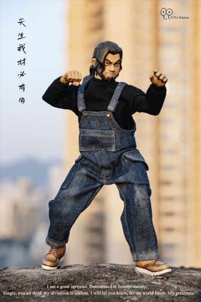 【史派克工廠】結單 預購免運23年Q4  YiYa工作室 1/6 耿大俠 12吋 中國抖音發明家 0804 YiYa工作室 1/6 耿大俠 12吋 中國抖音發明家