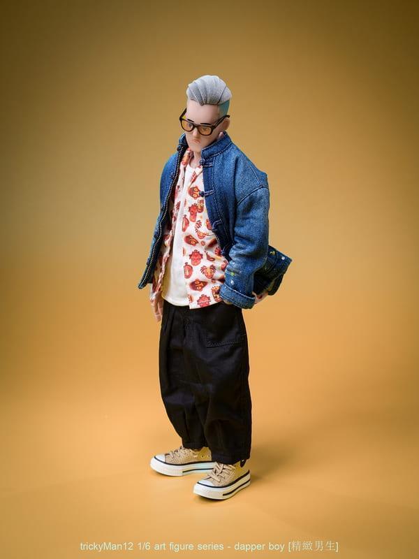 【史派克工廠】預購免運6月 trickyMan12 精緻男生 潑漆洗水唐牛 人偶套裝 FB-10146-d 0416 trickyMan12 精緻男生 潑漆洗水唐牛 人偶套裝 FB-10146-d