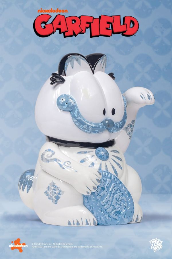 【史派克工廠】結單25年8月 ZCWO 青花瓷招財加菲貓 0806 ZCWO 青花瓷招財加菲貓