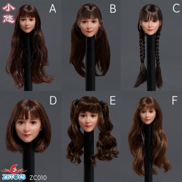 【史派克工廠】結單免運24年11月 Z6TOYS 1/6 島國優女 可動眼 頭雕 小悠 ZC010A 共6款 1023 Z6TOYS 1/6 島國優女 可動眼 頭雕 小悠 ZC010A 共6款