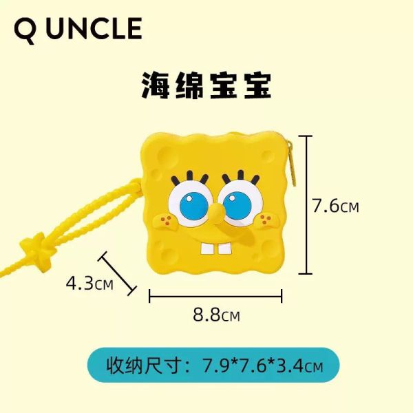 【史派克工廠】預購免運26年2月 海綿寶寶 派大星 章魚哥 蟹老闆 零錢包 耳機包 矽膠收納包 迷你收納包 0113 海綿寶寶 派大星 章魚哥 蟹老闆 零錢包 耳機包 矽膠收納包 迷你收納包