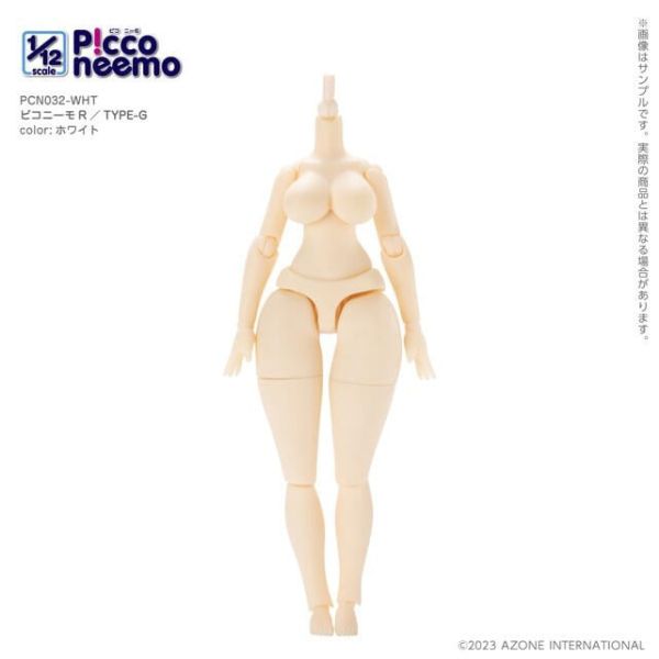 【史派克工廠】結單 預購2月 AZONE 1/12 Picconeemo R G型 女性素體 PCN032-WHT 0206 AZONE 1/12 Picconeemo R G型 女性素體 PCN032-WHT