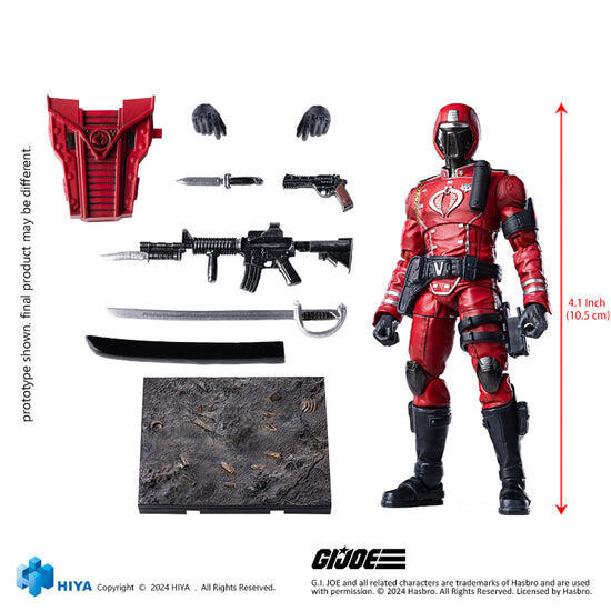 【史派克工廠】結單25年Q1 HIYA 海雅 迷你精緻 除暴突擊隊1/18 Crimson Guard 眼鏡蛇紅衛 0920 HIYA 海雅 迷你精緻 除暴突擊隊 1/18 Crimson Guard 眼鏡蛇紅衛