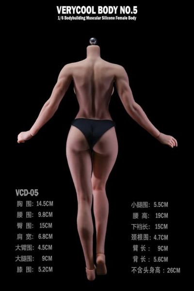 【史派克工廠】預購免運12月 VERYCOOL 1/6 鉑金矽膠女素體 健美肌肉體型 自然膚色 VCD-05B 1119 VERYCOOL 1/6 鉑金矽膠女素體 健美肌肉體型 自然膚色 VCD-05B
